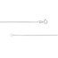 14K White Gold 1.1 mm Mariner Chain - 18 in.