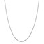 14k White Gold 1.1 mm Ropa Necklace - 20 in.