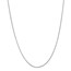 14k White Gold 1.15 mm Rolo Pendant Chain Necklace - 16 in.