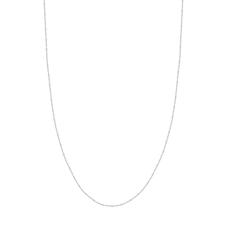 14K White Gold 1.15 mm Singapore Chain - 16 in.