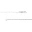 14K White Gold 1.15 mm Singapore Chain w/ Lobster Clasp - 16 in.