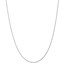 14k White Gold 1.2 mm Parisian Wheat Chain Necklace - 16 in.