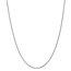 14k White Gold 1.2 mm Solid Diamond Cut Spiga Chain - 18 in.