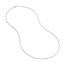 14K White Gold 1.25 mm Wheat Chain w/ Lobster Clasp - 24 in.
