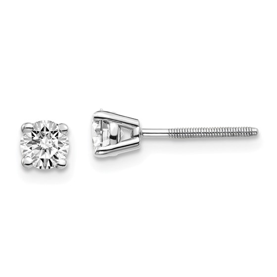 14k White Gold 1/2ct Lab Grown Diamond Earring 14k White Gold 1/2ct Lab Grown Diamond Earring