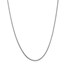 14k White Gold 1.3 mm Franco Chain Necklace - 18 in.