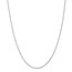 14k White Gold 1.3 mm Heavy-Baby Rope Chain Necklace - 16 in.