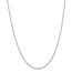 14k White Gold 1.30 mm Box Chain Necklace - 18 in.