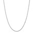 14k White Gold 1.35 mm Box Chain Necklace - 18 in.