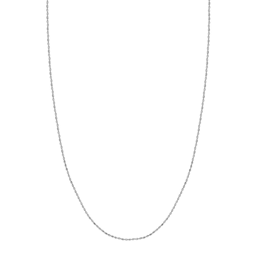 14K White Gold 1.35 mm Dorica Chain w/ Lobster Clasp - 16 in.