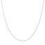 14K White Gold 1.4 mm Curb Chain w/ Lobster Clasp - 18 in.
