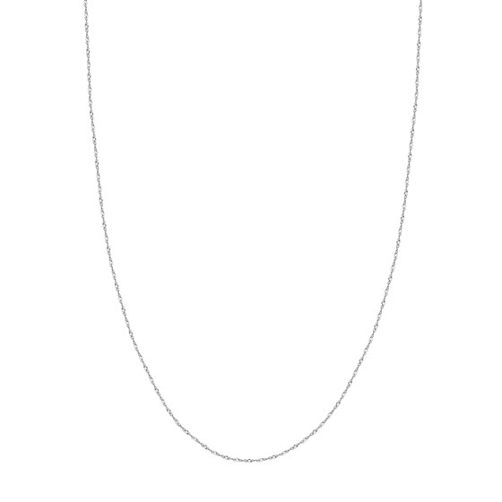 14K White Gold 1.4 mm Singapore Chain - 18 in.