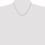 14k White Gold 1.4 mm Singapore Chain Necklace - 18 in.