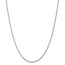 14k White Gold 1.4 mm Singapore Chain Necklace - 20 in.