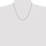 14k White Gold 1.4 mm Singapore Chain Necklace - 20 in.