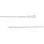 14K White Gold 1.4 mm Singapore Chain w/ Lobster Clasp - 16 in.