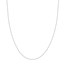 14K White Gold 1.4 mm Singapore Chain with Lobster Clasp -18 in.