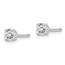 14k White Gold 1/4ct Lab Grown Diamond Earring