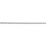 14k White Gold 1.5 mm Diamond Cut Rope Chain - 20 in.
