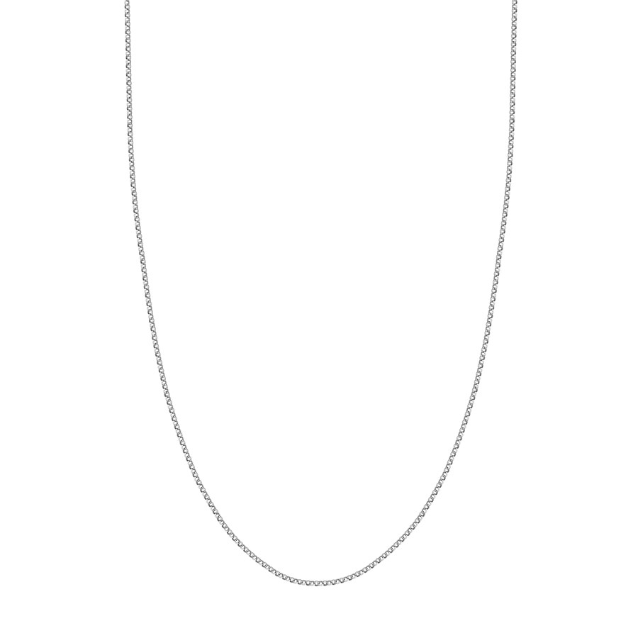 14K White Gold 1.5 mm Rolo Chain w/ Lobster Clasp - 18 in.