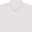 14k White Gold 1.5 mm Round Wheat Chain Necklace - 18 in.