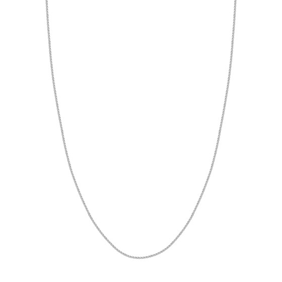 14K White Gold 1.5 mm Wheat Chain w/ Lobster Clasp - 18 in. 14K White Gold 1.5 mm Wheat Chain w/ Lobster Clasp - 18 in.