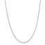 14k White Gold 1.55 mm Rolo Pendant Chain Necklace - 18 in.