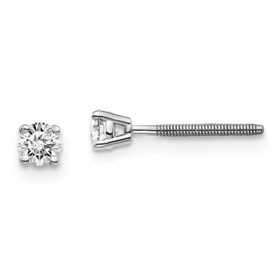 14k White Gold 1/5ct Cert. Lab Grown Diamond Earring 14k White Gold 1/5ct Cert. Lab Grown Diamond Earring