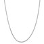 14k White Gold 1.65 mm Solid Cable Chain Necklace - 16 in.