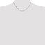 14k White Gold 1.65 mm Solid Cable Chain Necklace - 16 in.