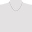 14k White Gold 1.65 mm Solid Cable Chain Necklace - 18 in.