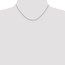 14k White Gold 1.67 mm Cable Chain Necklace - 16 in.