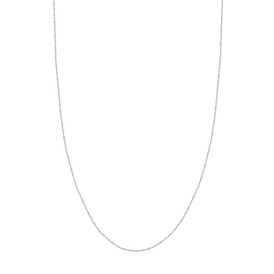 14K White Gold 1.7 mm Singapore Chain w/ Lobster Clasp - 20 in. 14K White Gold 1.7 mm Singapore Chain w/ Lobster Clasp - 20 in.