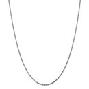 14k White Gold 1.75 mm Diamond-cut Rope Chain Necklace - 18 in.