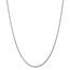 14k White Gold 1.75 mm Diamond-cut Rope Chain Necklace - 18 in.