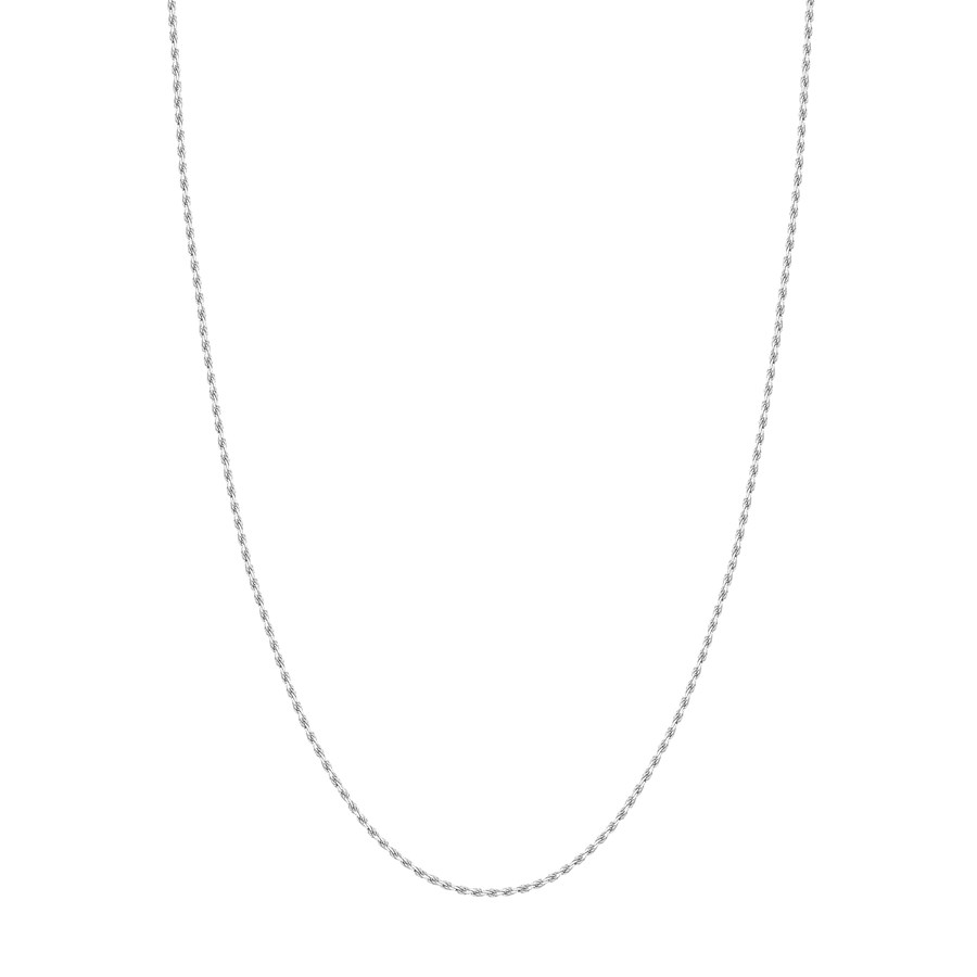14K White Gold 1.8 mm Rope Chain w/ Lobster Clasp - 16 in.