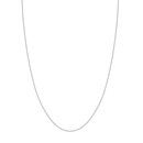 14K White Gold 1.8 mm Rope Chain with Lobster Clasp -22 in.