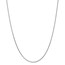 14k White Gold 1.9 mm Round Diamond Cut Wheat Chain - 22 in.