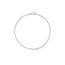 14K White Gold 1.95 mm Open Curb Chain Bracelet - 7.25 in.