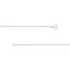 14K White Gold 1 mm Singapore Chain - 18 in.