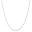 14k White Gold 1 mm Spiga Pendant Chain Necklace - 18 in.