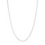 14K White Gold 1 mm Wheat Chain w/ Lobster Clasp - 18 in.