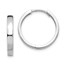 14k White Gold 15 mm Hinged Earrings
