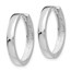 14k White Gold 15 mm Hinged Earrings