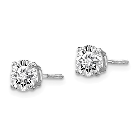 Buy 14k White Gold 1ct Cert Lab Grown Diamond Earring APMEX