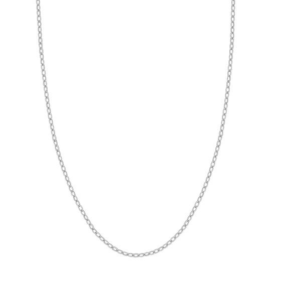 14K White Gold 2.15 mm Rolo Chain w/ Lobster Clasp - 16 in.