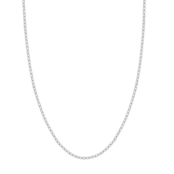14K White Gold 2.15 mm Rolo Chain w/ Lobster Clasp - 16 in. 14K White Gold 2.15 mm Rolo Chain w/ Lobster Clasp - 16 in.