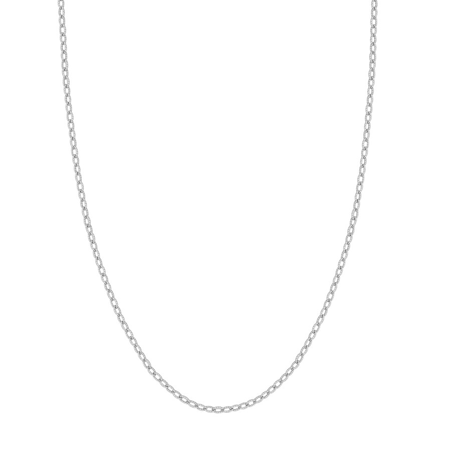 14K White Gold 2.15 mm Rolo Chain w/ Lobster Clasp - 16 in.