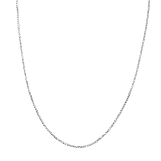 14K White Gold 2.2 mm Wheat Chain w/ Lobster Clasp - 18 in.