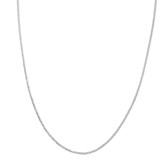 14K White Gold 2.2 mm Wheat Chain w/ Lobster Clasp - 20 in. 14K White Gold 2.2 mm Wheat Chain w/ Lobster Clasp - 20 in.